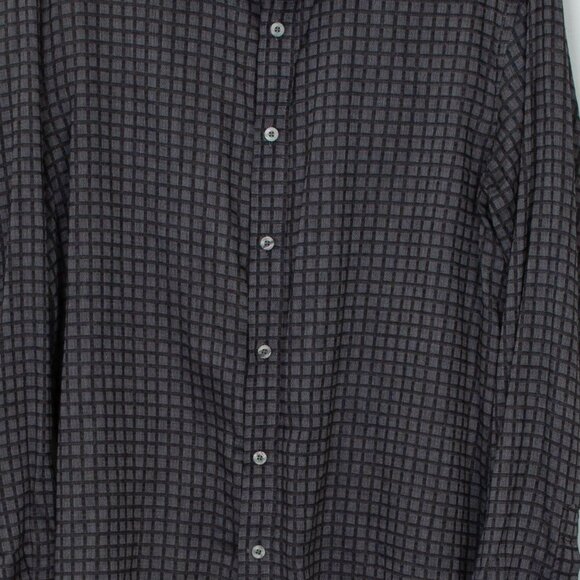 Untuckit Mens Arancano Button Down Shirt Size Large Cotton Long Sleeve Office - Picture 4 of 9
